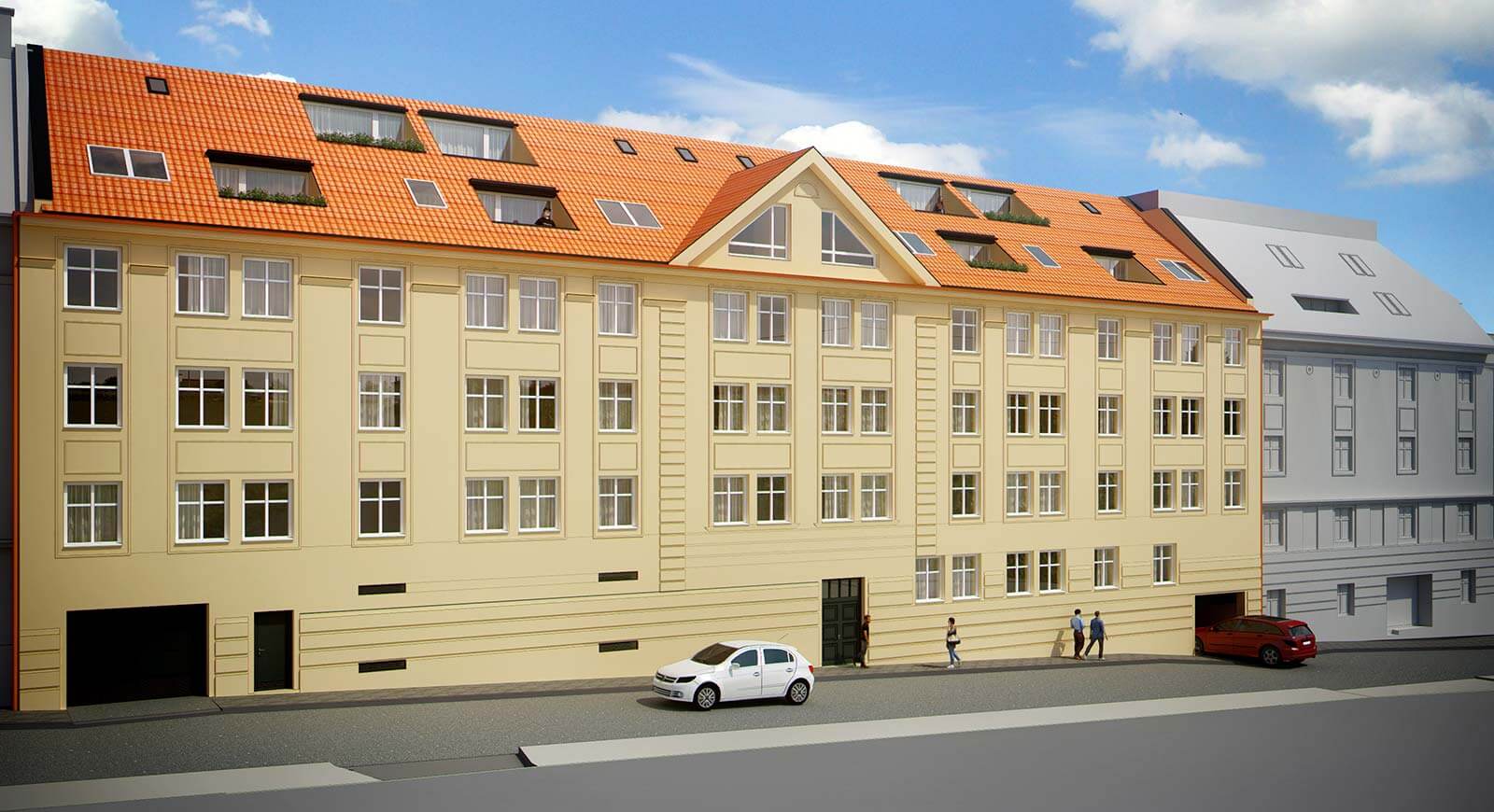 Predané: Novostavba 2 izbový byt, širšie centrum v Bratislave, Beskydská ulica, 56,85m2, štandard.-6