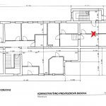 Troj podlažná budova s 10 kanceláriami, Riznerova ulica v Bratislave, nad hradom, úžitková 610m2-7