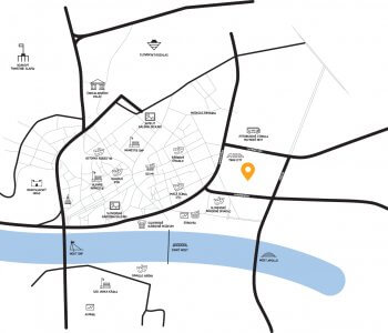 Predané: 2 izbový byt v Sky parku, III Veža,  17 poschodie, úžitková 50,51m2, Loggia 4,99m2,parkovacie miesto-2