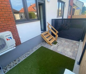 Prenajaté: Na prenájom úplne nový 2 izbový byt v Malackách, Kukučínová,60m2, predzáhradka 18m2, 2x parkovonie-2
