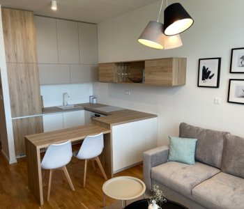 Prenajaté: 2 izbový byt úplne nový, centrum, Mýtna 50, 47,17m2, parkovanie, novostavba, zariadený, projekt Proxenta-1