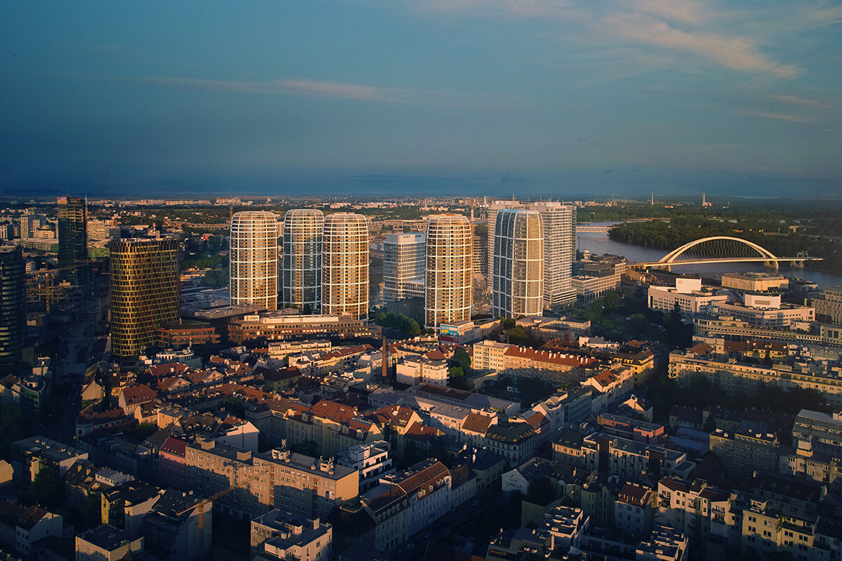 Prenajaté: 3 IZBOVÝ BYT V SKY PARKU, III VEŽA, 13 POSCHODIE, ÚŽITKOVÁ 90M2, LOGGIA 8M2, 2X PARKOVACIE MIESTO-25