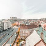 Predané: Exkluzívna novostavba na predaj, 3 izbový luxusný byt, Staré Mesto, Konventná, úžitková 146,18m2, najvyššie poschodie, výhľad na celú Bratislavu-58