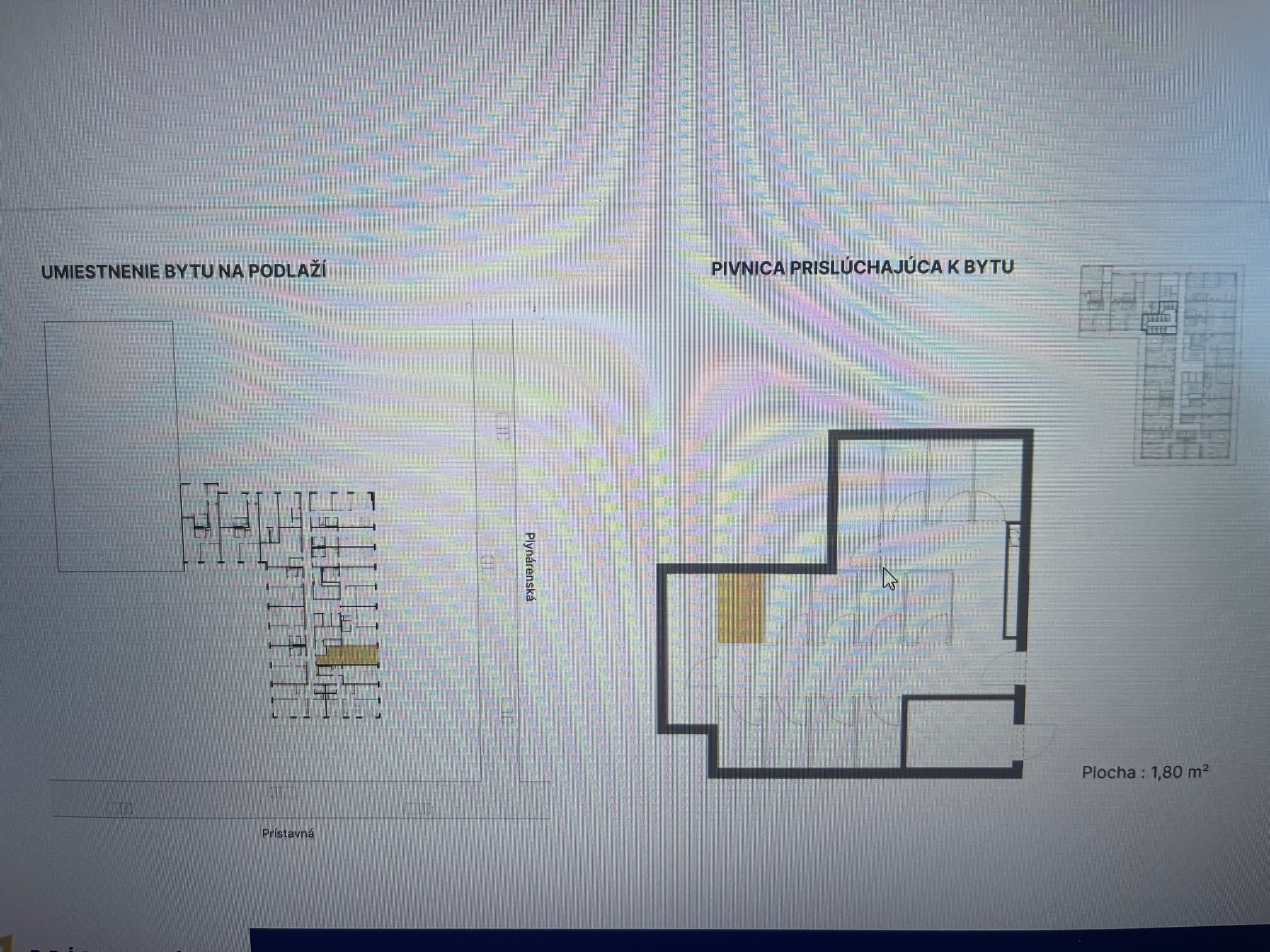 Predané: Na predaj tri 1 izbové byty v projekte Prístavná 1, Bratislava, úžitková plocha 41m2, balkón 6,6m2-8