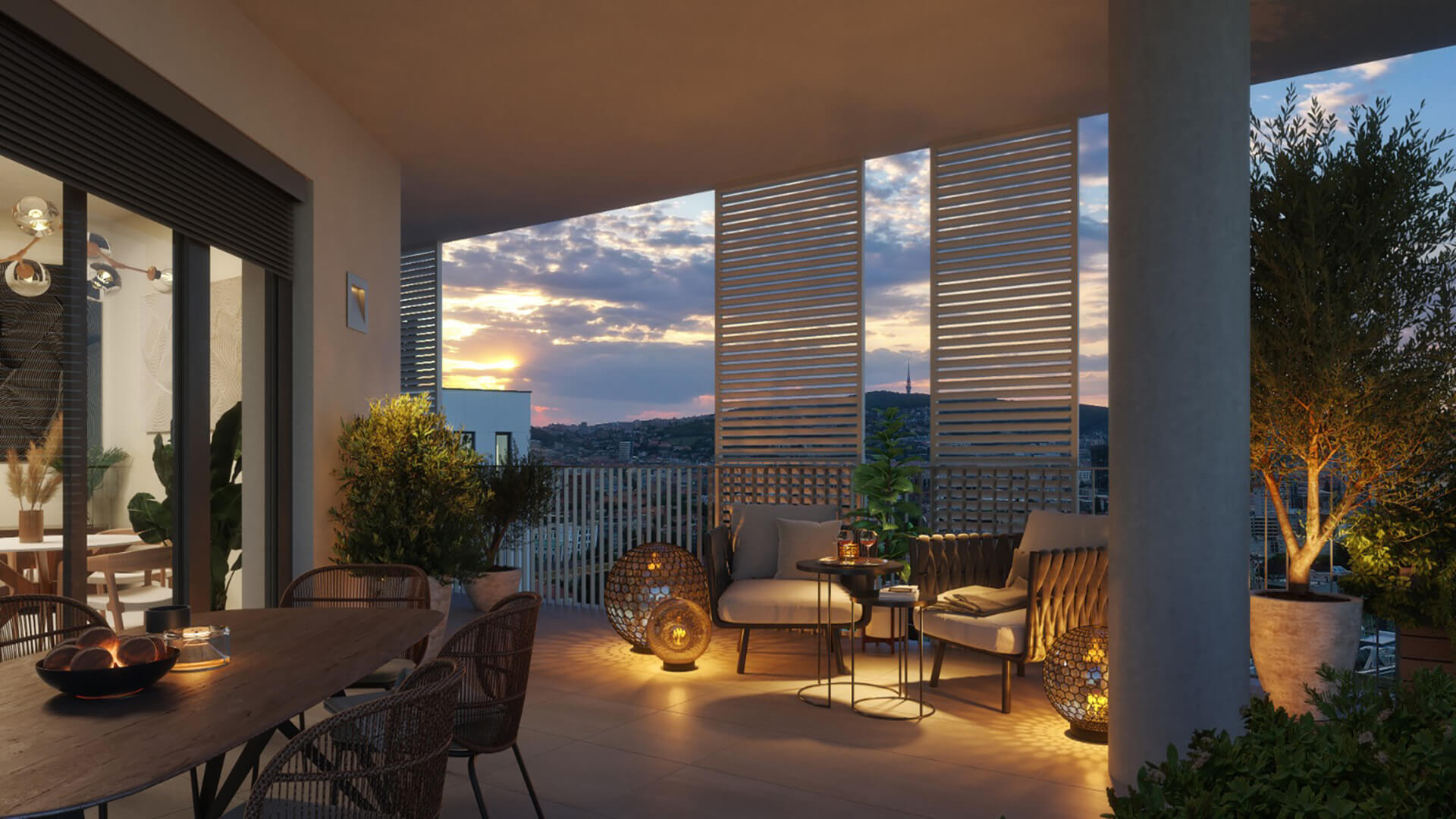 Predané: Na predaj tri 1 izbové byty v projekte Prístavná 1, Bratislava, úžitková plocha 41m2, balkón 6,6m2-5