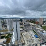 Predané: 2 Izbový byt,  Eurovea Tower, 56,4m2 úžitková, loggia 10,2m2, 33 poschodie, kobka 3,10 m2, Garážové miesto-22