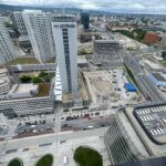 Predané: 2 Izbový byt,  Eurovea Tower, 56,4m2 úžitková, loggia 10,2m2, 33 poschodie, kobka 3,10 m2, Garážové miesto-21