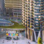 Predané: 2 Izbový byt,  Eurovea Tower, 56,4m2 úžitková, loggia 10,2m2, 33 poschodie, kobka 3,10 m2, Garážové miesto-2