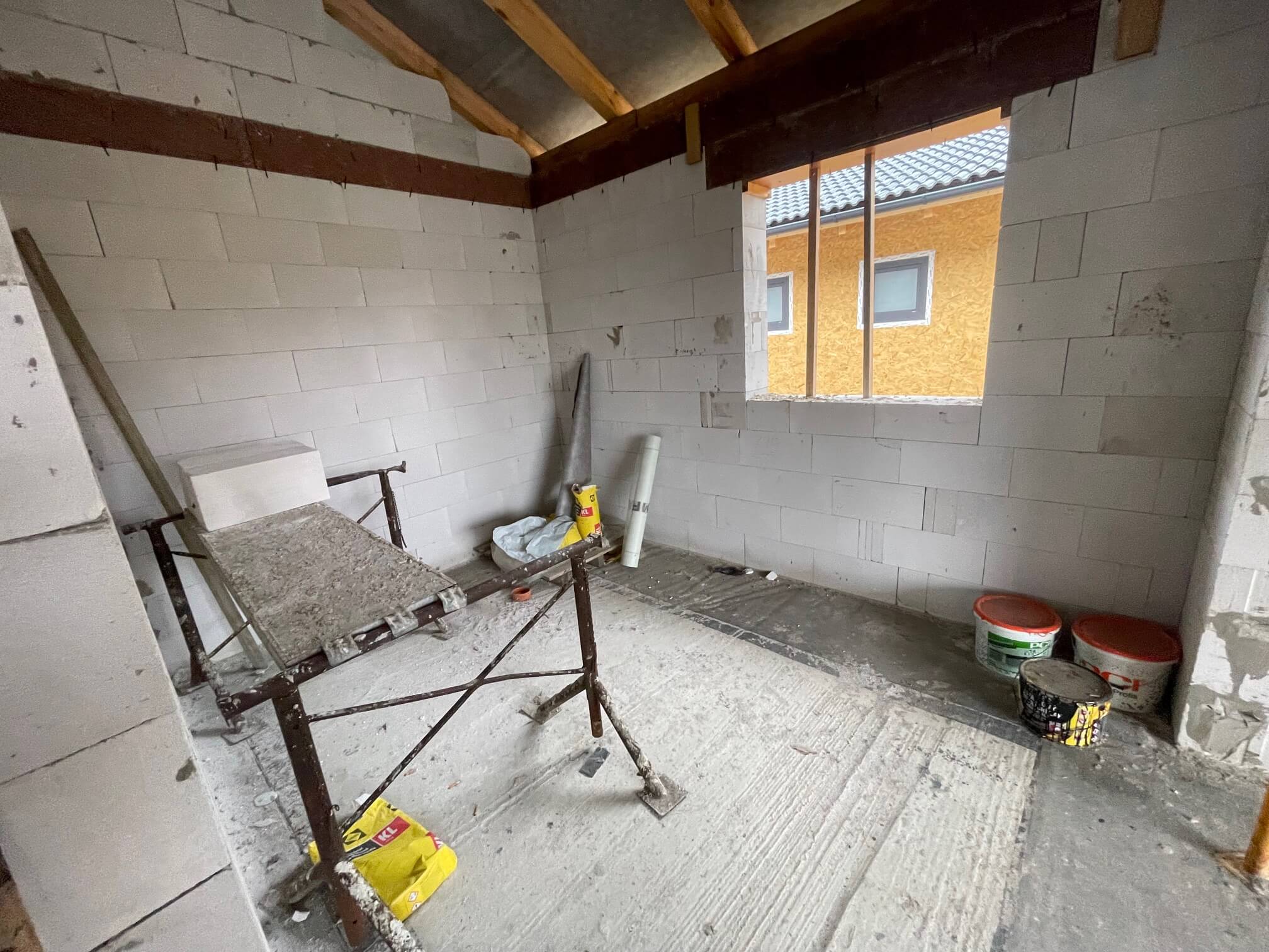 Predané: Predaj rozostavaného RD, dokončený 04/26, úžitková 105m2, pozemok 560m2, Gajary-10