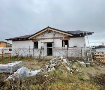 Predané: Predaj rozostavaného RD, dokončený 04/26, úžitková 105m2, pozemok 560m2, Gajary-1