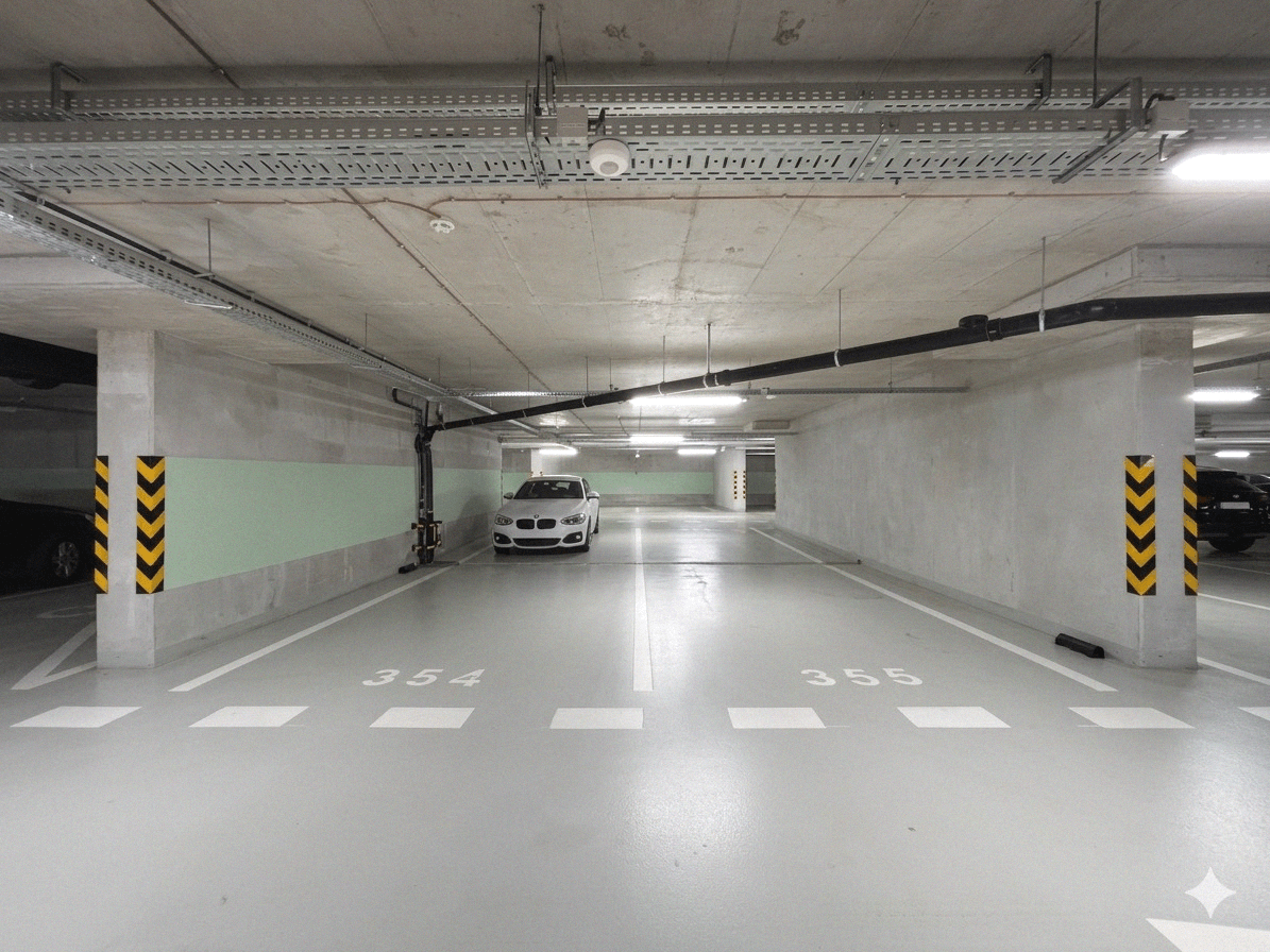 Veľké parkovacie státie 24 m² v novostavbe EINPARK – začiatok Petržalky-1
