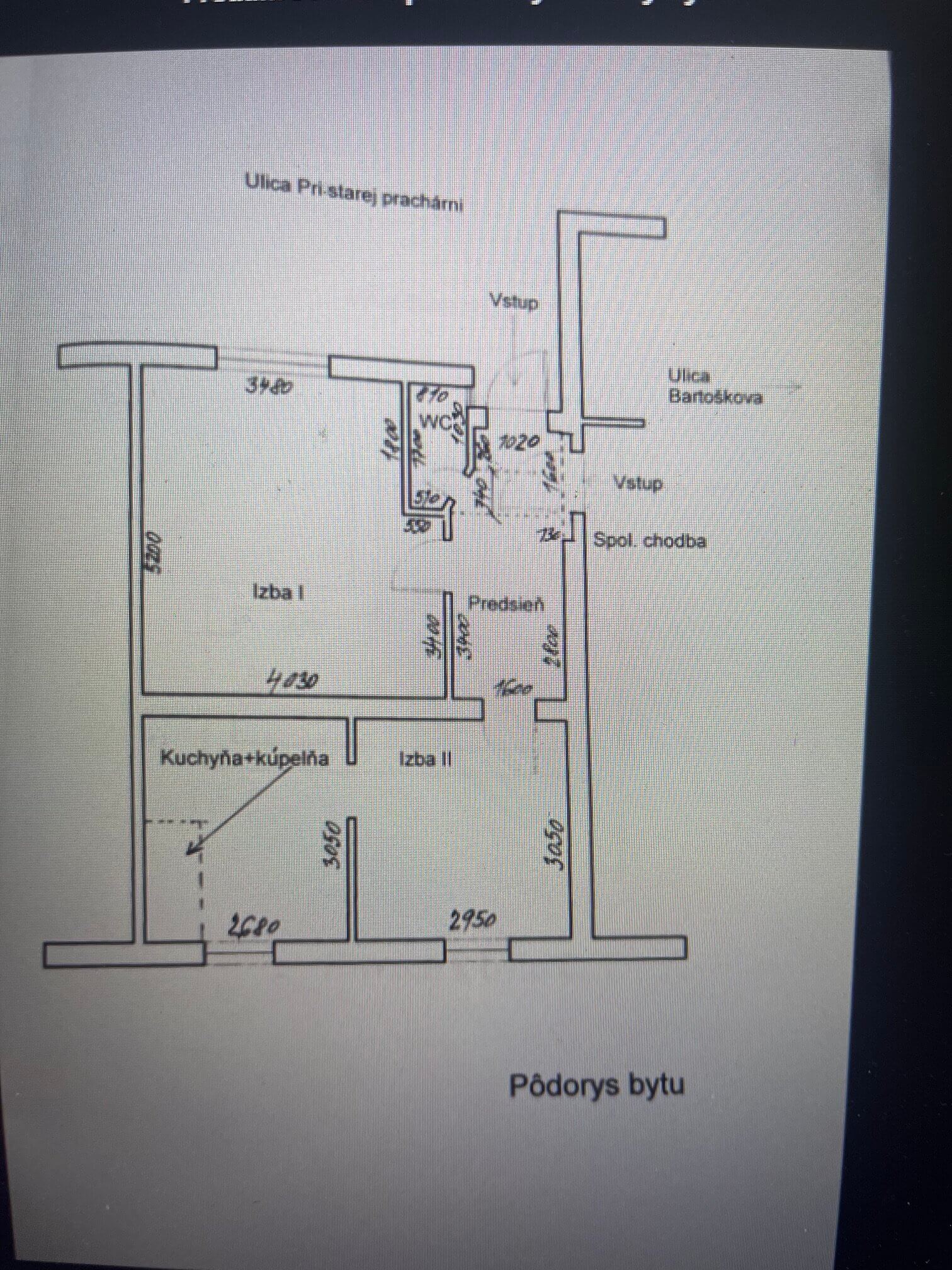 Prízemný 1,5 IZBOVÝ TEHLOVÝ BYT 45 m² + PIVNICA 13 m², PREDZÁHRADKA, BARTOŠKOVÁ, BRATISLAVA NOVÉ MESTO-17